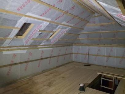 Мансардные окна Velux в частный дом, п.Заповедник