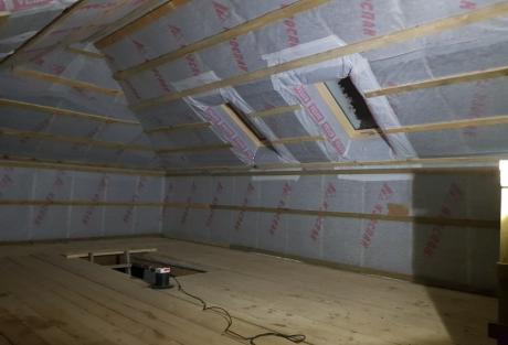 Мансардные окна Velux в частный дом, п.Заповедник