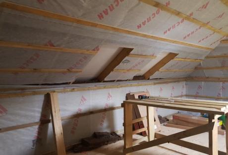 Мансардные окна Velux в частный дом, п.Заповедник