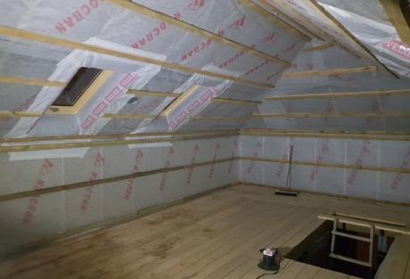 Мансардные окна Velux в частный дом, п.Заповедник