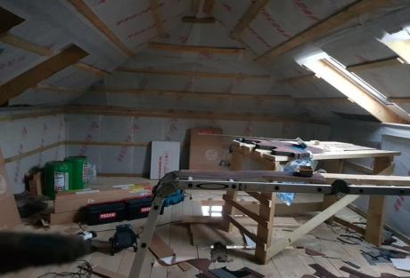 Мансардные окна Velux в частный дом, п.Заповедник