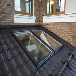 Глухое мансардное окно WERSO с двухкамерным стеклопакетом, 55*78