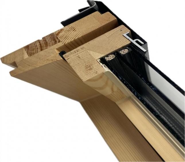 Мансардное окно WERSO с ручным открыванием  одокамерный стеклопакет,66*98