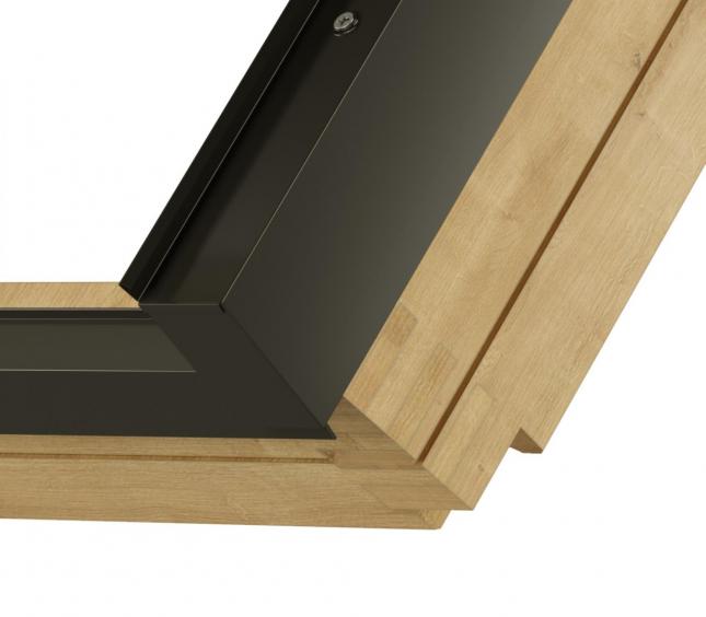 Мансардное окно DAT 1002, 66*118 , прозрачный лак в Ханты-Мансийске