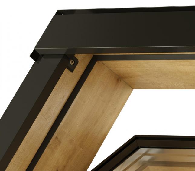 Мансардное окно DAT 1002, 94*140 , прозрачный лак в Салехарде