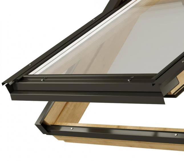 Мансардное окно DAT 1002, 78*140 , прозрачный лак в Ханты-Мансийске