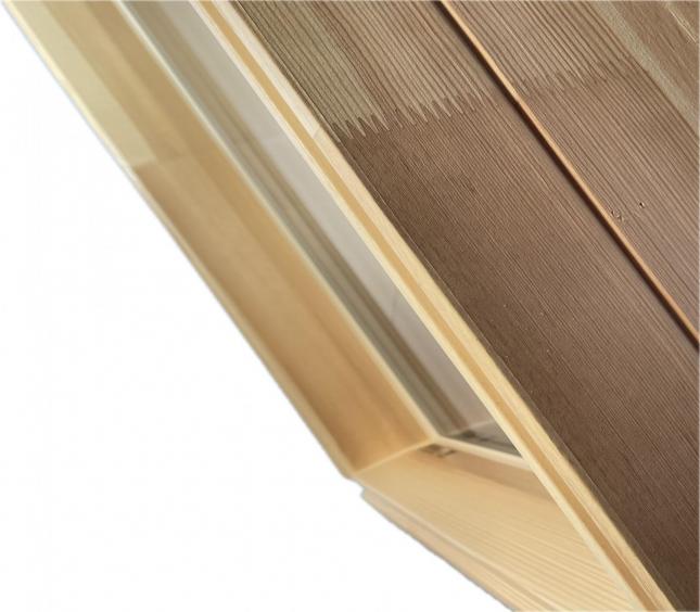 Глухое мансардное окно WERSO с двухкамерным стеклопакетом,94*118 в Нефтеюганске