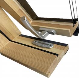 Мансардное окно WERSO с ручным открыванием однокамерный стеклопакет,78*98