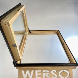 Распашное окно WERSO 78х118 ( открывание в бок)