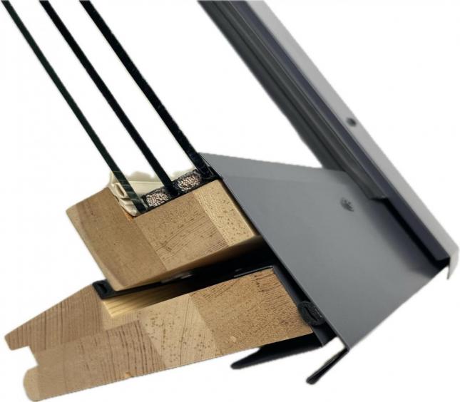 Мансардное окно WERSO с ручным открыванием  одокамерный стеклопакет,66*98